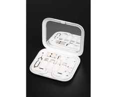 Setty kelioninis adapterių rinkinys 11 viename AD-S11-16 rožinis