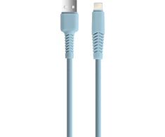 TelForceone Setty kabelis USB - Lightning 1,5 m 2,1A KSA-L-1.523 mėlynas