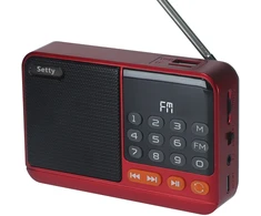 „Setty“ mini FM radijas + „Bluetooth“ garsiakalbis SFM-01M