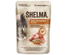 SHELMA kalakutienos gabaliukai padaže 85g., 1vnt.