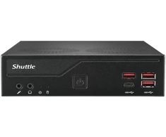 Shuttle DB860 asmeninio kompiuterio / darbo stoties platforma 1,35L dydžio kompiuteris Juoda Intel B860 LGA 1851 (Socket V1)