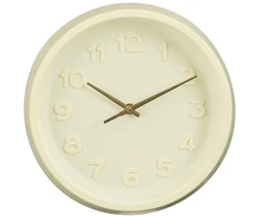 SIENINIS LAIKRODIS TING SKERSMUO 27CM MICA KREMINIS 671685