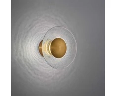 Bikuvalt 8,6W LED sieninis šviestuvas GLAMOUR, skaidrus/aukso sp., 2800K, 4241100