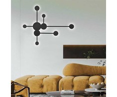 Viokef 17,9W LED sieninis šviestuvas MOSAIC, juodas, 3000K, 4267100
