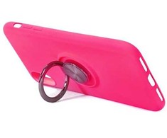 Siliconering SILICONE RING CASE IPHONE 7 PLUS / 8 PLUS Rožinis