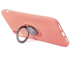 Dėklas Siliconering SILICONE RING IPHONE XR LIGHT Rožinis