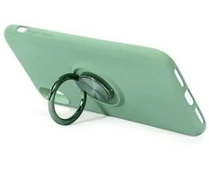Dėklas SILICONE RING SAMSUNG GALAXY A31 Žalias