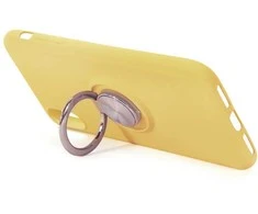 Dėklas SILICONE RING SAMSUNG GALAXY M51 Geltonas
