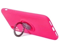 Dėklas SILICONE RING SAMSUNG GALAXY S20 Rožinis