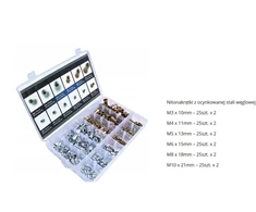 SILVER Sidabrinis SIDABRINĖS KNIEDINĖS VERŽLĖS M3-M10 300vnt.