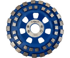 SILVER Sidabrinis DEIMANTINIS DISKAS 125mm TAURELĖS FORMOS SEGMENTINIS