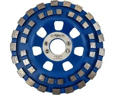 SILVER Sidabrinis DEIMANTINIS DISKAS 125mm TAURELĖS FORMOS SEGMENTINIS