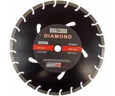 SILVER Sidabrinis SIDABRINIS DEIMANTINIS DISKAS STONER 350mm SEGMENTINIS