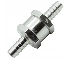 SILVER ZAWÓR ZWROTNY PALIWA 6mm/Sidabrinis