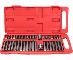 SILVER Sidabrinis Sidabrinis TORX antgalių rinkinys, 40 vnt.