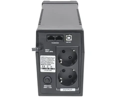 SilverCloud SafePC 650AVR UPS paketas, 360W galia ir pridedamas lipnus lapelis (Sticky Pad Flag)