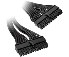 SilverStone 24 Pin ATX to 24 Pin Cable 350mm - juodos spalvos