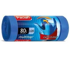 Šiukšlių maišai Paclan, 80l, 20 vnt., 23MK