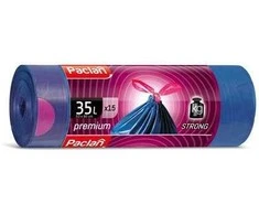 Šiukšlių maišai Paclan, dvisluoksniai, 35 l, 15 vnt., 30MK