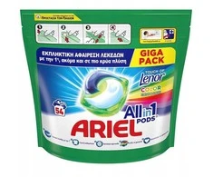 Skalbimo kapsulėsARIEL TOUCH OF LENOR 54VNT