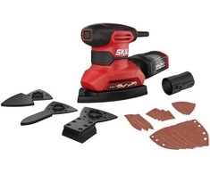 Skil Red Skil_Red Elektrinis trikampis šlifuoklis Skil 7261AA, 1.7kg, 160 W