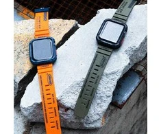 Skinarma Band Shokku Apple Watch 45/44/42mm juodos spalvos
