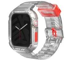 Skinarma Band+Dėklas Saido 2in1 Apple Watch 45/44mm clear