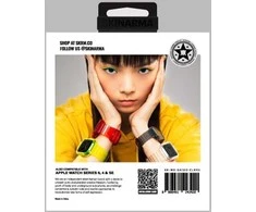 Skinarma apyrankė+Dėklas Saido 2in1 Apple Watch 45/44mm skaidrus