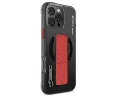 Skinarma dėklas Axon Apple iPhone 16 Pro 6.3″ Magnetic Charging + Grip Stand juodos spalvos