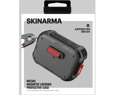 Skinarma dėklas Mecha AirPods Pro 2 gunmetal