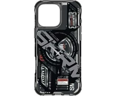 Skinarma dėklas Ekho Apple iPhone 16 Pro 6.3" Magnetic Charging juodos spalvos