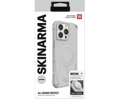 Skinarma dėklas Mecha Apple iPhone 16 Pro Max 6.9" Magnetic Charging light pilkas