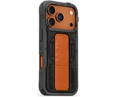 Skinarma Phantom dėklas skirtas Apple iPhone 17 Pro Magnetic Charging + Grip Stand Olive