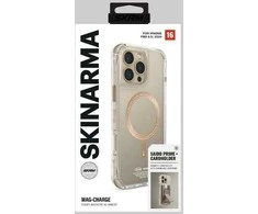 Skinarma dėklas Saido Apple iPhone 16 Pro 6.3" Magnetic Charging champagne