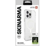 Skinarma dėklas Saido Apple iPhone 16 Pro Max 6.9" Magnetic Charging žalios spalvos (niteglow)