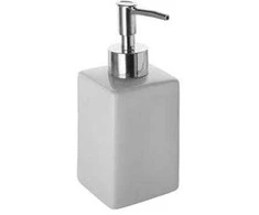 Skystojo muilo dozatorius GEDY VERBENA VE81, 0,34 l, baltas
