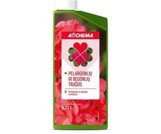 Skystos pelargonijų ir begonijų trąšos AGROCHEMA, 0,75 L