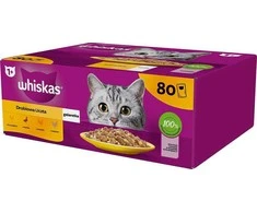 Šlapias kačių maistas Whiskas Adult, 80 x 85 g