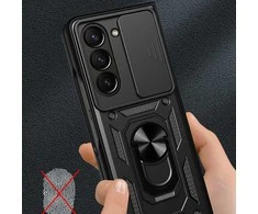 Slide Camera Armor dėklas skirtas Samsung Galaxy Z Fold 7 Juodas