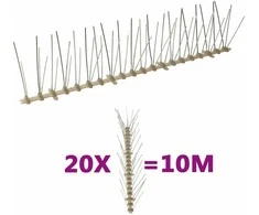 Smaigų rinkinys nuo paukščių ir balandžių, 20vnt., 5 eilės, 10m