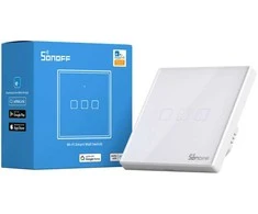 Smart Switch WiFi + RF 433 Sonoff T2 EU TX (3 kanalų) atnaujintas