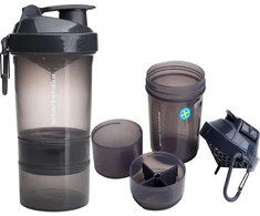 Gertuvė Sporto buteliukas SmartShake Original2Go 400 ml pilkas