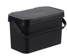SMARTSTORE Šiukšliadėžė bio atliekų juoda 5l