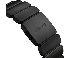Nomad Stratos dirželis Juodas Titanium Forest Žalias FKM AW 45/46/49mm