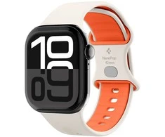 Smėlio spalvos apyrankė Apple Watch 6 / 7 / 8 / 9 / 10 / SE (40 / 41 / 42 mm) laikrodžiui „Spigen Nano Pop”