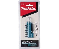 Makita Sukimo antgalis , 8vnt. IMPACT Juodas E-11994