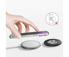 SODI dvipusis magnetinis Ring Stand BM-350 juodos spalvos MagSafe