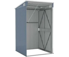 Sodo pašiūrė, pilka, 118x100x178cm, galvanizuotas plienas