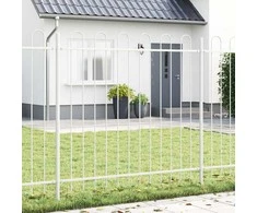 Sodo tvora 2 pcs Balta 3,4 x 0,8 m Miltelinis plienas