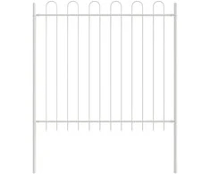 Sodo tvora 2 pcs Balta 3,4 x 1,2 m Miltelinis plienas